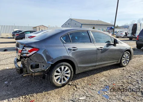 2013 Honda Civic Lx z USA, uszkodzony, nr VIN 2HGFB2F51DH566416